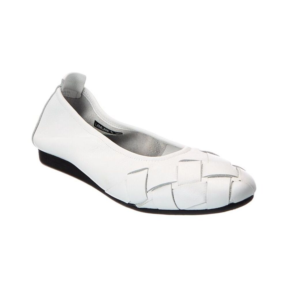 Arche Lamlam Leather Flat, White